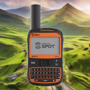 Spot X Portable Satellite Messenger with for Hiking, Camping, Cars